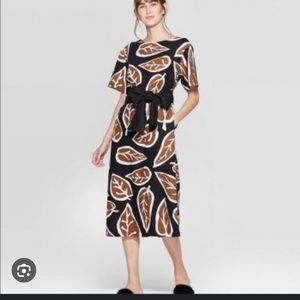 Linen blend Who What Wear dress